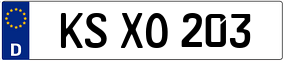 Truck License Plate